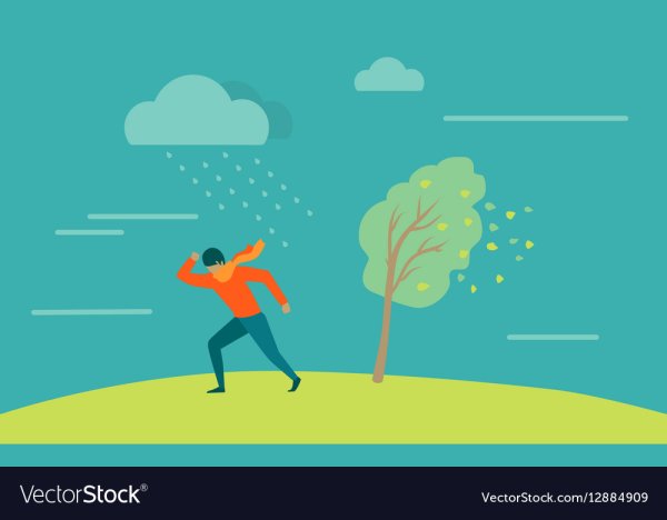 Ветер Векторная иллюстрация