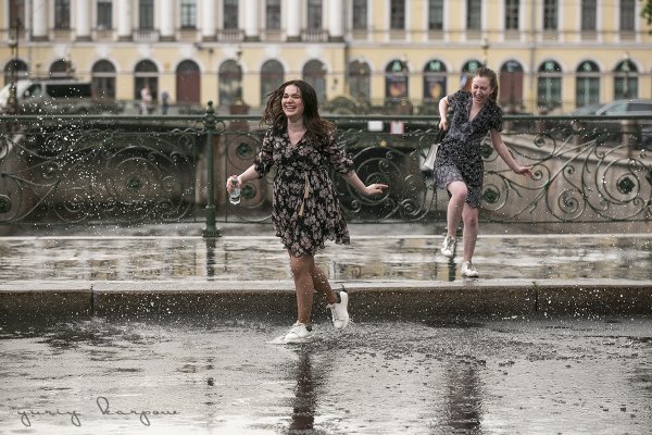 Питер под дождем