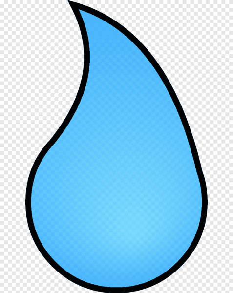 Капля мультяшная