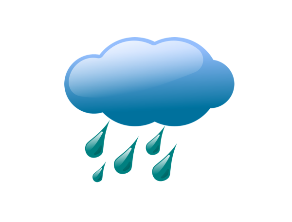 Тучка с капельками