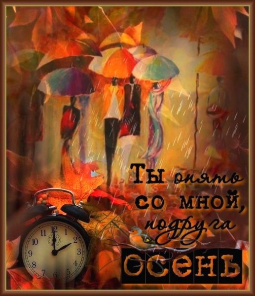 Интересные открытки про осень