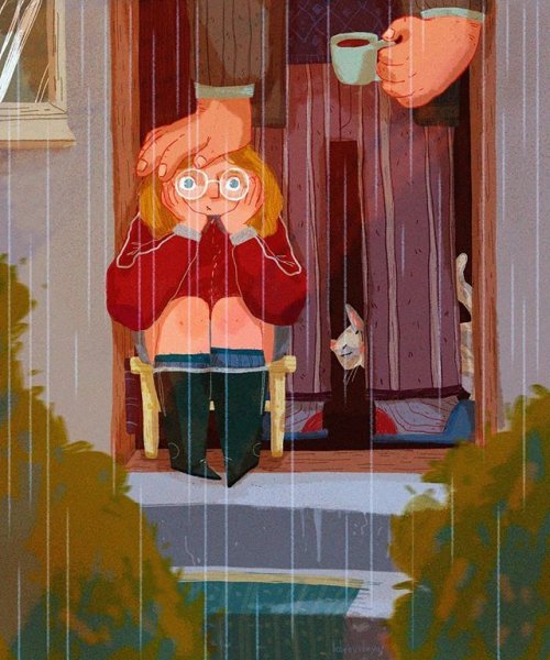 Смешные рисунки на окнах