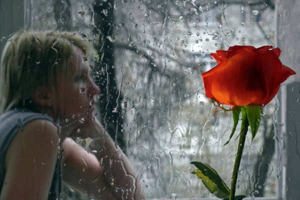 За окном дождь и в душе моей