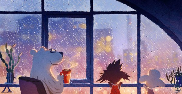 Дождь за окном