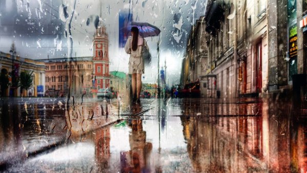 Дождь на улице