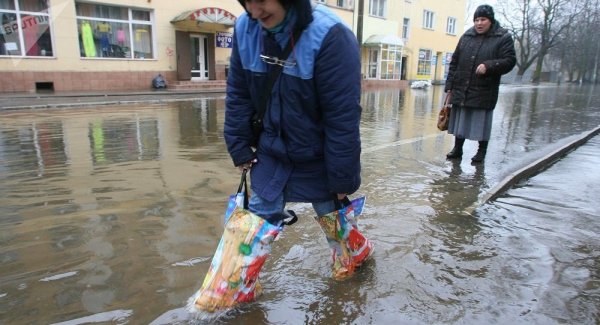 Наводнение сапоги