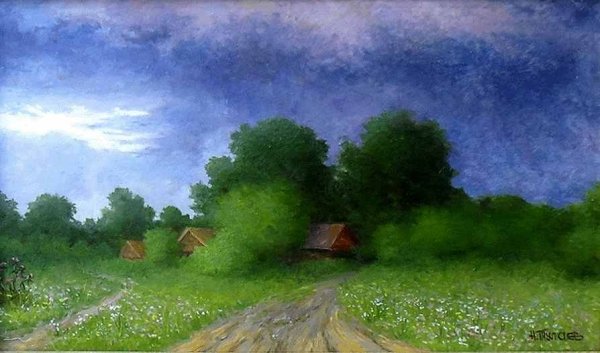 Картина весенний дождь Афанасий Фет