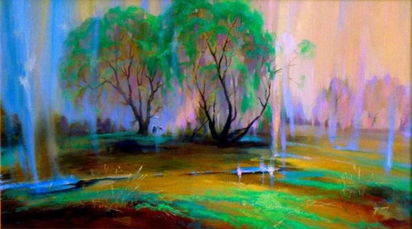 Весенний дождь Фет картина