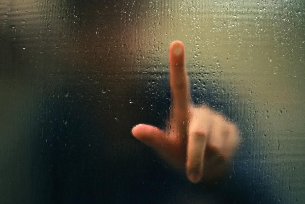 Ладонь на стекле