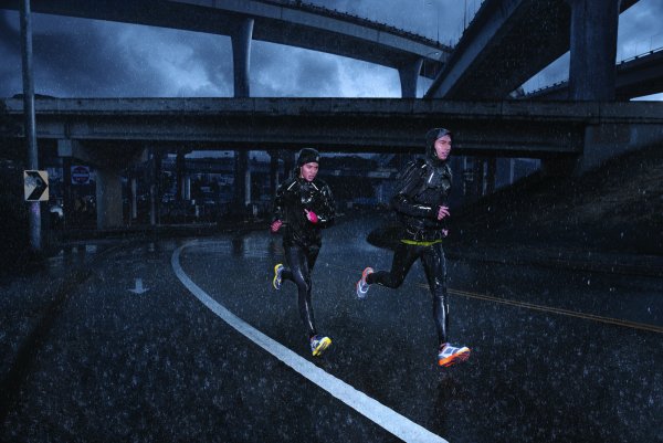 Бег в дождь