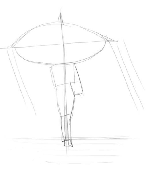 Одиночество рисунок