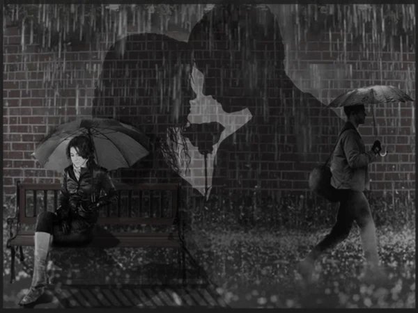 Расставание под дождем