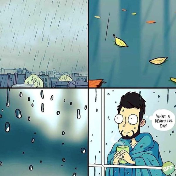 Приколы про дождь