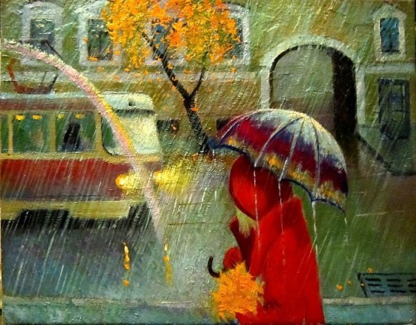 Дождливые осенние пейзажи