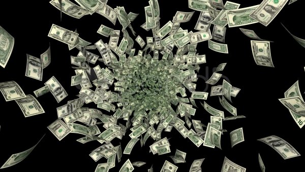 Деньги падают