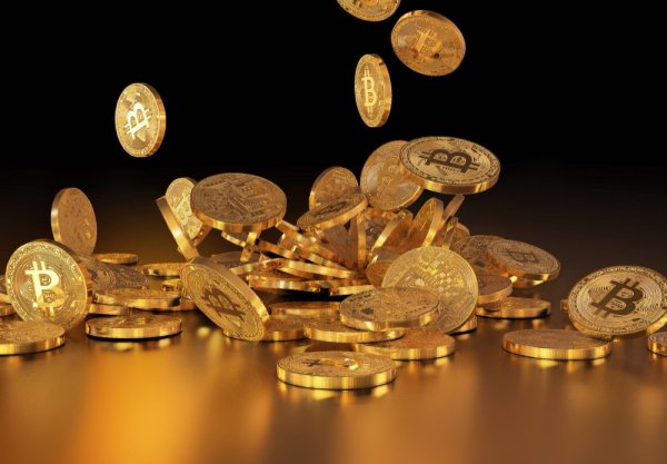 Золотые монеты фон