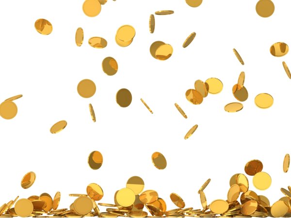 Дождь из золотых монет