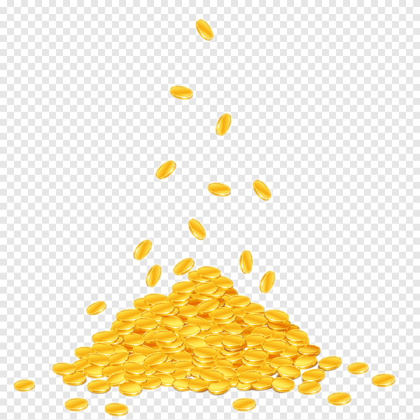 Монеты падают