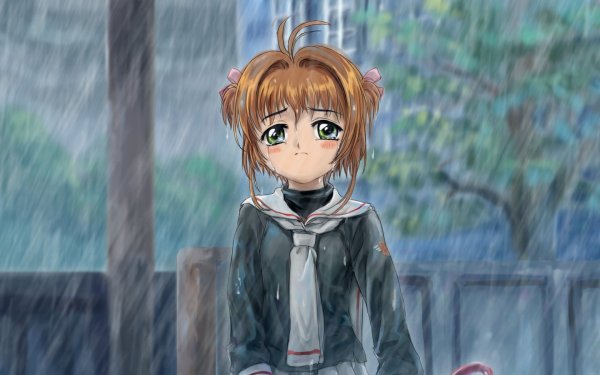 Сакура Киномото под дождем