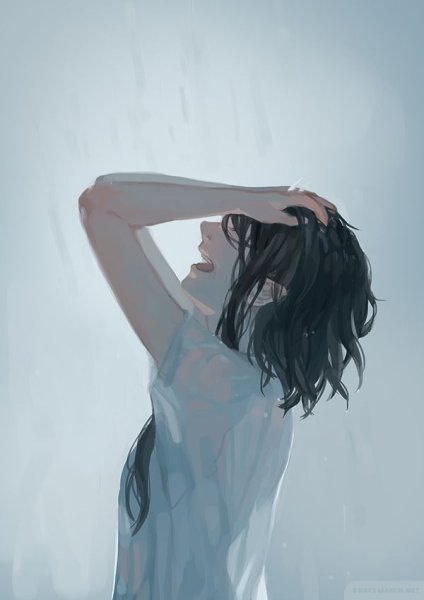 Грустный арт