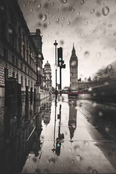 Дождь в Лондоне