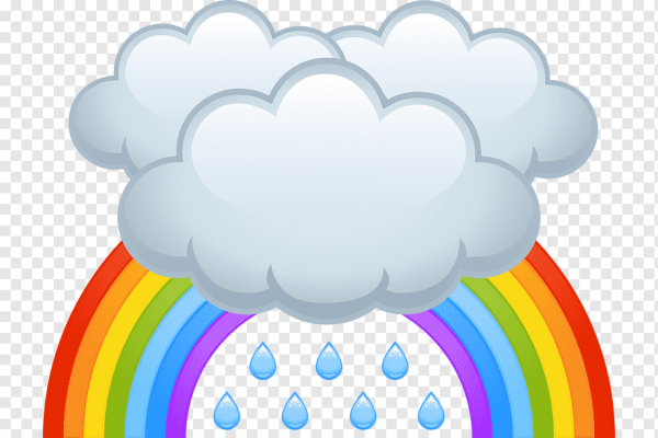 Тучка с радугой