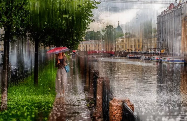 Дождь летом