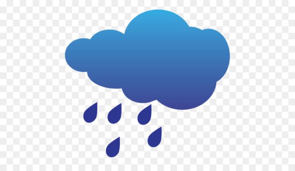 Тучка с дождем для детей