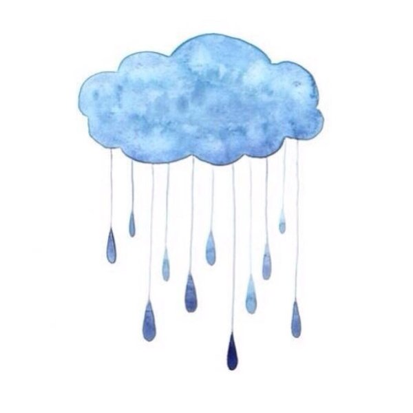 Тучка с дождиком