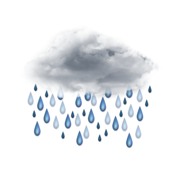 Дождик на прозрачном фоне