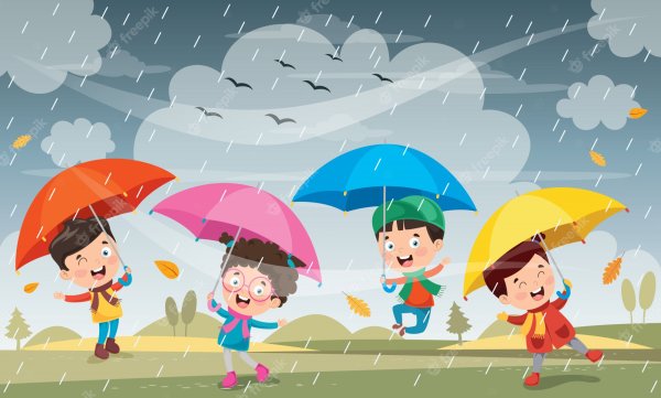 Under Umbrella cartoon