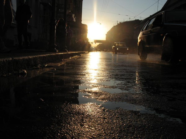 Мокрый асфальт