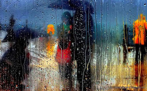 Дождь в окне