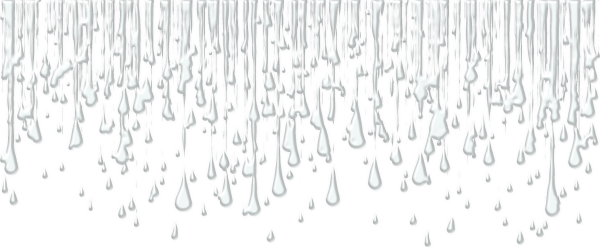 Капель на прозрачном фоне