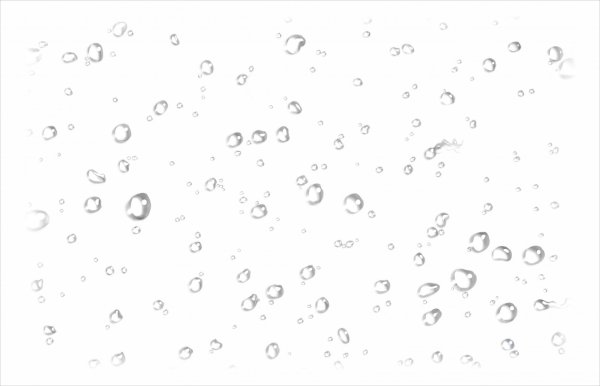 Капли дождя на белом фоне
