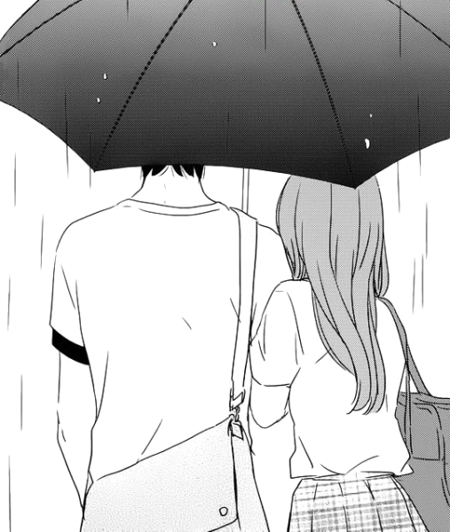 Аниме пары чб