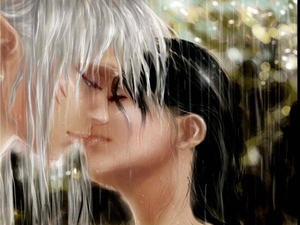 Блондин и брюнетка