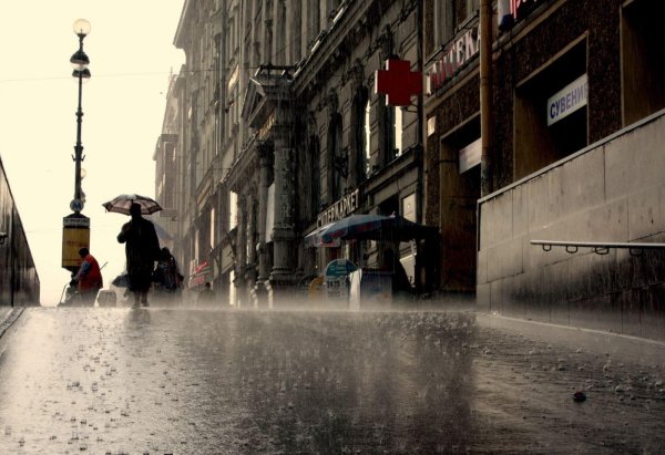 Санкт-Петербург дождь