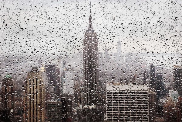 Ливень в Нью-Йорке