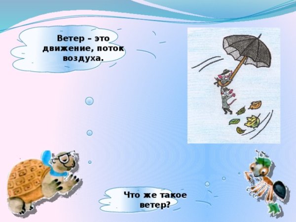 Дует ветер и идет дождь