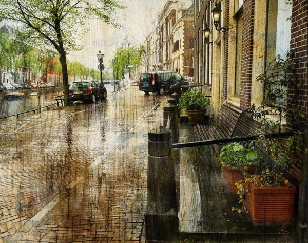 Дождливые улицы в Старом городе