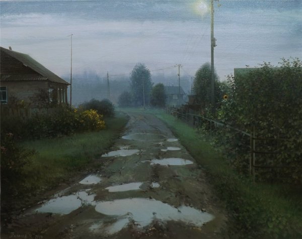 Деревня художник палачев