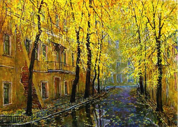 Художник Владимир Качанов осень