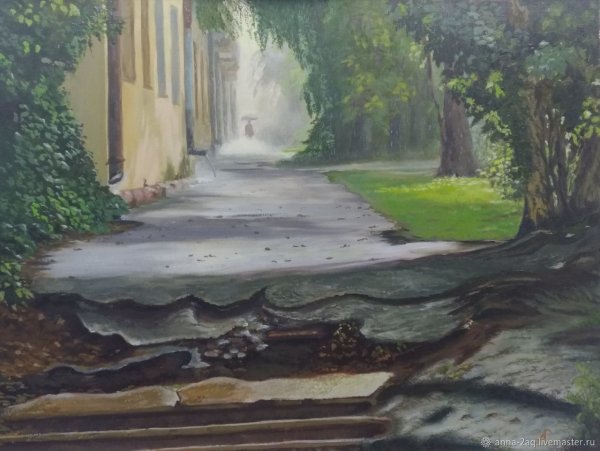 Епифанов с а дворик после дождя