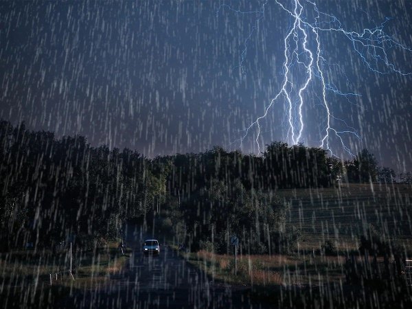 Сильный дождь