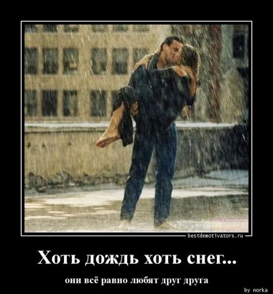 Демотиваторы про дождь прикольные