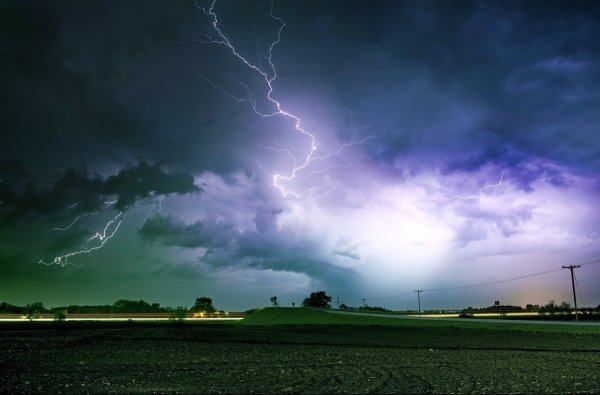 Гроза и дождь