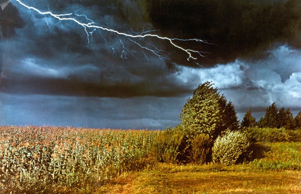 Гроза и сильный ветер