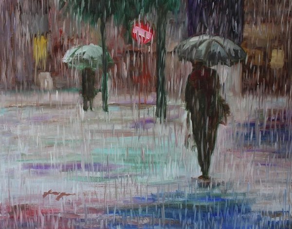 Картинки дождь живопись (70 фото) » Картинки и статусы про окружающий мир  вокруг
