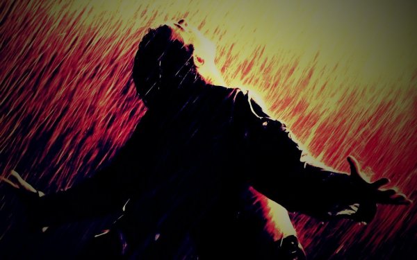 Грустный парень под дождем